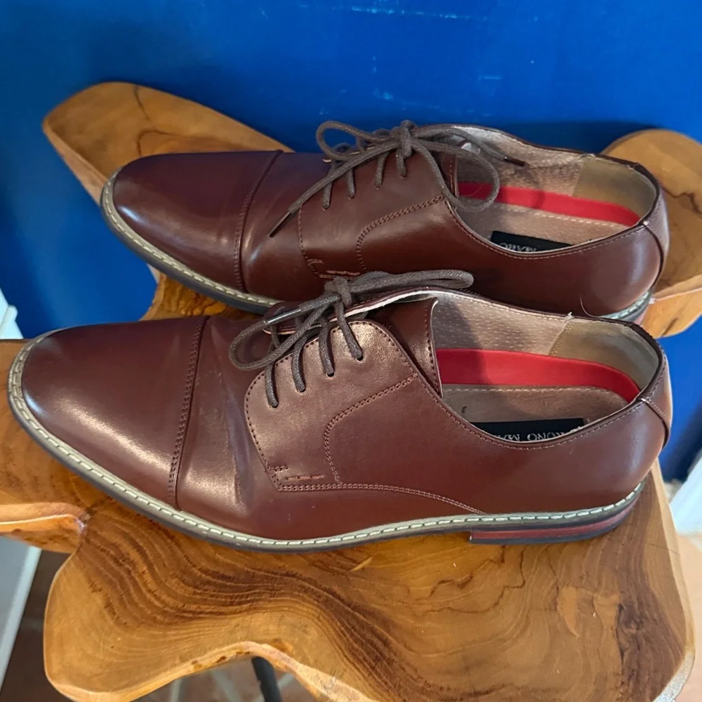 Men’s Bruno Marc Prince classic modern formal Oxford dress shoes Size 11W